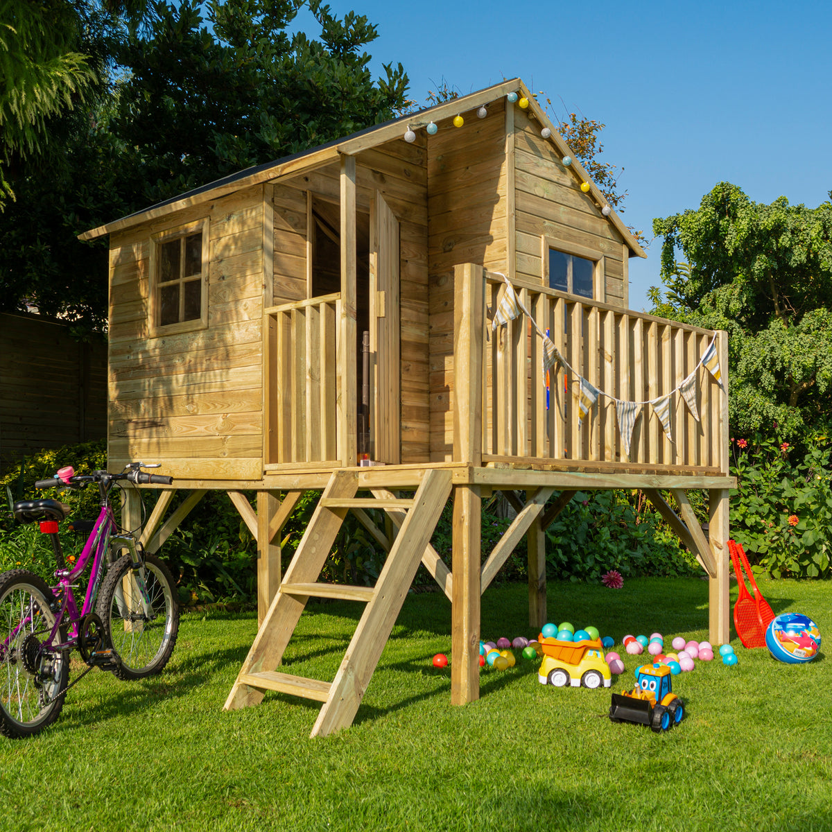 Wooden Playhouses For Garden Outdoor Playhouses Online UK Garden