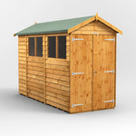 Power Overlap Apex Shed 10x4 ft