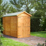 Power Overlap Apex Shed 10x4 ft