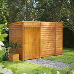 Power Overlap Pent Shed 10x4 ft