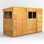 Power Overlap Pent Shed 10x4 ft