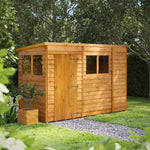 Power Overlap Pent Shed 10x4 ft