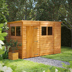 Power Overlap Pent Shed 10x6 ft