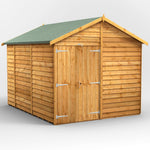 Power Overlap Apex Shed 10x8 ft