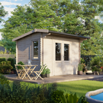 Power Apex Log Cabin 12x10 ft - 28mm