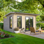 Power 12x10 ft Apex Log Cabin 44mm