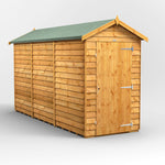 Power Overlap Apex Shed 12x4 ft