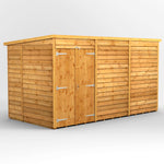 Power Overlap Pent Shed 12x6 ft