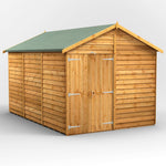 Power Overlap Apex Shed 12x8 ft
