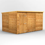 Power Overlap Pent Shed 12x8 ft