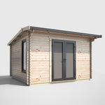 Power 12x10 ft Apex Log Cabin 44mm
