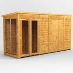 Power Pent Summerhouse Combi
