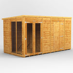 Power Pent Summerhouse Combi