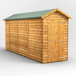 Power Overlap Apex Shed 14x4 ft