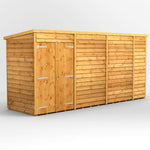 Power Overlap Pent Shed 14x4 ft