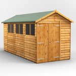 Power Overlap Apex Shed 14x6 ft