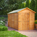 Power Overlap Apex Shed 14x6 ft