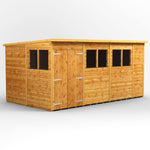 Power Pent Garden Shed 14x8 ft
