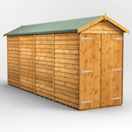 Power Overlap Apex Shed 16x4 ft