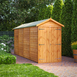 Power Overlap Apex Shed 16x4 ft