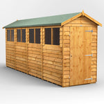 Power Overlap Apex Shed 16x4 ft