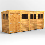 Power Overlap Pent Shed 16x4 ft