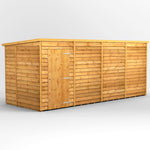 Power Overlap Pent Shed 16x6 ft