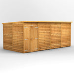 Power Overlap Pent Shed 16x8 ft