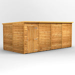 Power Overlap Pent Shed 16x8 ft