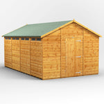 Power Apex Security Garden Shed 16x10 ft