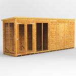 Power Pent Summerhouse Combi