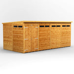 Power Pent Security Shed 16x8 ft