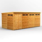 Power Pent Security Shed 16x8 ft