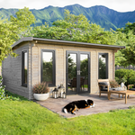 Power 18x18 ft Apex Log Cabin 44mm