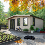 Power 18x18 ft Chalet Log Cabin 44mm