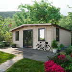Power 18x20 ft Chalet Log Cabin 44mm