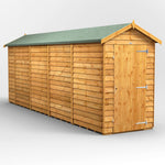 Power Overlap Apex Shed 18x4 ft