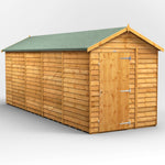 Power Overlap Apex Shed 18x6 ft