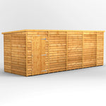 Power Overlap Pent Shed 18x6 ft