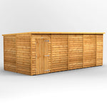 Power Overlap Pent Shed 18x8 ft