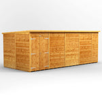Power Pent Garden Shed 18x8 ft