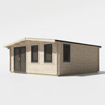 Power 18x18 ft Chalet Log Cabin 44mm