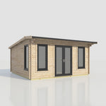 Power 18x18 ft Apex Log Cabin 44mm