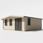 Power 18x20 ft Chalet Log Cabin 44mm