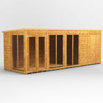 Power Pent Summerhouse Combi