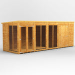 Power Pent Summerhouse Combi