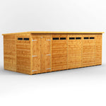 Power Pent Security Garden Shed 18x8 ft
