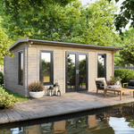 Power 20x16 ft Apex Log Cabin 44mm
