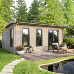 Power 20x16 ft Apex Log Cabin 44mm