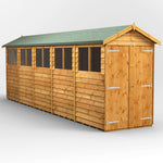Power Overlap Apex Shed 20x4 ft